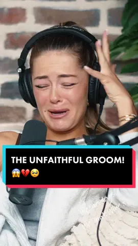 The unfaithful GROOM! This is so not ok!! 😱💔 New episode out now tiny winies! 🎙️  #wednesdayswedrinkwine #sophieandmelissa 