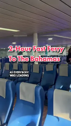 Bimini Bahamas is only accessible via ferry, cruise, or seaplane.  So once I heard you can access it with only a 2-hour ride via the Baleria Ferry from Ft. Lauderdale, I had to check it out. I honestly wasn’t too fond of my ferry experience, and I thought the waiting time of the waits, the food, and all the ferry times just didn’t make it a fantastic way to travel.  #bahamas #travelfeed #cruise #blacktravelfeed #florida #fortlauderdale #ftlauderdale #bimini #biminibahamas #baleria #fastferry 
