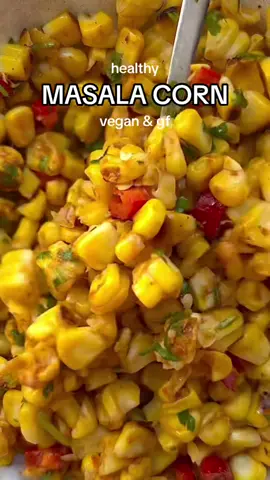 RECIPE BELOW 👇🏽  🌶 SPICY MASALA CORN 🌶  A classic Indian street food dish, but make it healthy.  It’s spicy, tangy, and makes a great snack or side dish.  This recipe is really versatile. You can adjust the spices to your taste. I like it spicy so I added a lot of chillis! Also if you have any chaat masala, you could definitely use that. You can also add some sweet peppers to give it some extra crunch.  I hope you enjoy this recipe. Love, DB x INGREDIENTS  ▪️2-3 cups corn - I used corn on the cob but frozen/canned sweetcorn could work too. ▪️1 tbsp vegan butter or any butter  1 tsp garam masala, ground coriander, ground cumin, chilli powder - alter to your taste or omit if you don’t like chilli ▪️Handful of coriander, finely chopped ▪️1 chilli, chopped  ▪️Juice of 1-2 lime (depending on your taste) ▪️Salt and pepper, to taste    METHOD ▪️Cook your corn the way you like ▪️Add corn rice a large bowl, add in butter and mix well. Then add in remaining ingredients. Mix well and enjoy.  #corn #masalacorn #healthyrecipes #healthysnacks #snackideas 