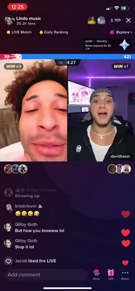 First battle on tik tok vs @Lindo music 😂#fyp #fypシ #viral #share #trending 