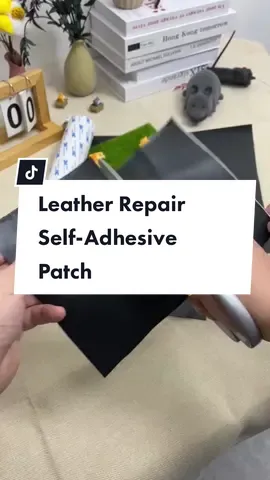 Leather Repair Self-Adhesive Patch Stick on Sofa Repairing.#leatherrepair #repairsofa #DIY #fyp 