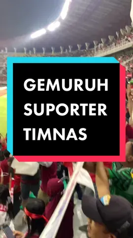 Mentahan Gemuruh Suporter Indonesia Di Stadion GBT - Surabaya #fifamatchday #stadiongbt #gelorabungtomo #mentahanvideo #pecintabola #sepakbolaindonesia #timnasday 