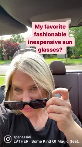 When I’m not happy with my weight and shopping is no fun I shop for sunglasses and accessories. Which would explain why I have so many (I’m never happy with my weight). Those things look good at any weight! I have fun experimenting with different shapes, sizes and colors.  I have a rule, never spend over $30 on a pair of sunnies. It’s the perfect accessory to my comfy fashion style! Comment 🕶️ for a shopping link to my favorite styles! . . . #sunglasses😎 #sunglassstyle #favoriteaccessory #fatgirlaccessory #fashionsunglasses #sunniesspecs #cheapsunglasses #simplystaceyp 