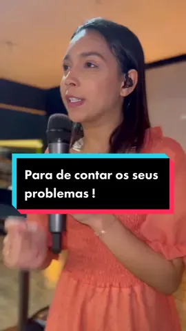 Para de contar os seus problemas ! #resolve #problema #mensagem #deus #novo #objetivos #amizade #amigos 