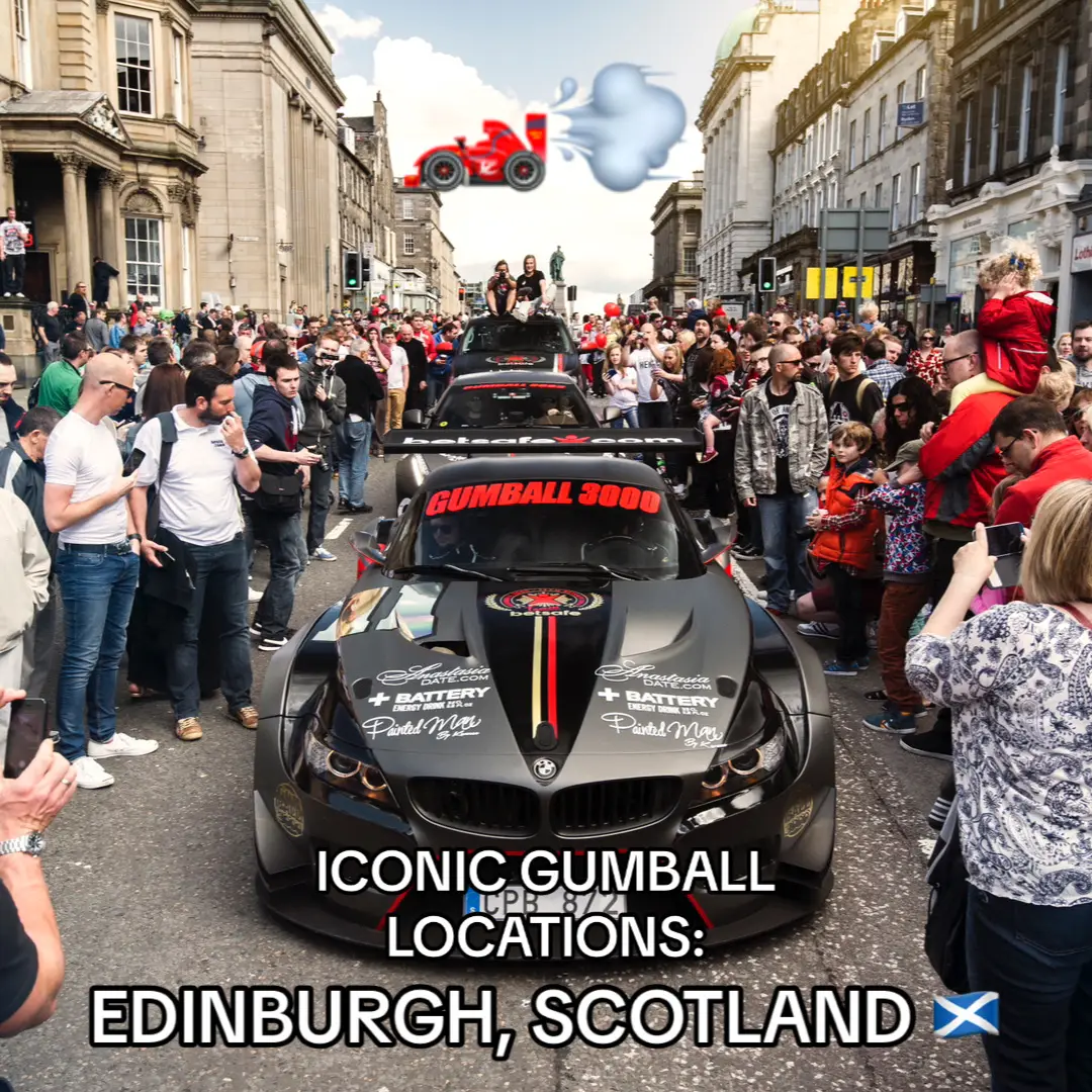 We’ll be back in Edinburgh on the 10-11 JUNE for this year’s Gumball 3000 Flag Drop, setting off on a 3000 mile journey to Porto Montenegro 🏎️💨  See you there from 10AM on June 10 for our free supercar grid display, and 10AM-1PM on June 11 for the official Flag Drop📍🏴󠁧󠁢󠁳󠁣󠁴󠁿 #Edinburgh #supercars #carrally #Scotland #carsoftiktok #Motorsport 