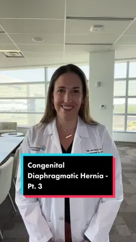 Find out what care is needed for babies with a congenital diaphragmatic hernia (CDH) after delivery. Click the link in our bio to learn more about CDH. #CDH #CDHAwareness #FetalMedicine #HospitalTikToks #Nationwidekids #FYP 