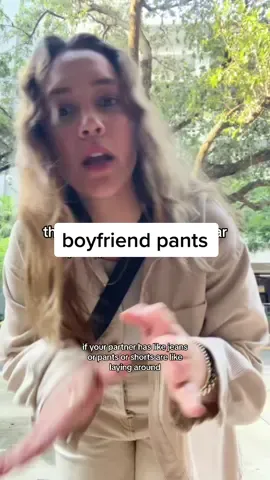 DO NOT wear your partners clothes unless you want to look like you have a thing or pregnant #bfclothes #myboyfriends #boyfriendspants #stolemyboyfriendspants #pantsgonewrong 