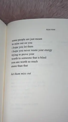 i hope you let them miss out🤍 my new book, homecoming, is now on amazon!! #poetrytok #poetrytiktok #poetry #poetryoftiktok #poetryslam #poetrystatus #poetrylovers #poetrylover #poem #poems #poemtok #poemtiktok #poemsoftiktok #poetsoftiktok ##poetryslam #poetrystatus #poetrylovers #poetrylover #poem #poems #poemsfordays #fyp #foryou #fypage #foryoupage #poetryfyp #fypviral #viral #foru #meanttofindyou #selflove #selflovetiktok #selflovetok #selflovejourney #selflovebestlove #selflovequeen #selfpublishing #selfpublishedauthor #poetrybook #BookTok #bookclub #booktokfyp 
