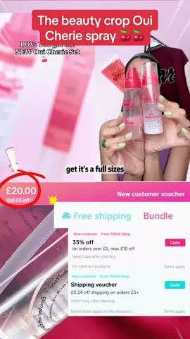 My favourite duo are Back 😍🍒#BeautyReview #BeautyTok #beautyreview #TikTokShop #ouicherieprimer #bundle #grippingprimer #beauty #ouicheriemist #TikTokBeauty 