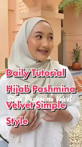 Ini nih Tutorial Hijab Pashmina Velvet yang sekarang sering dipakai #hijab #tutorialhijab #pashminavelvet #pashminaterbaru 