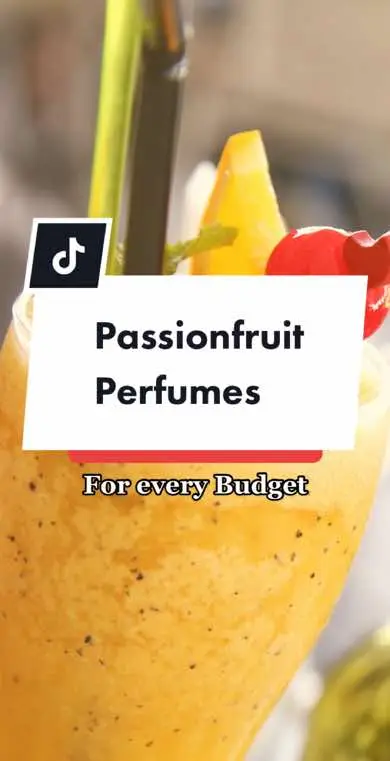 Passionfruit perfumes for every budget that will have you smelling like a tropical fruit smoothie. One of my favorite notes in perfume is passionfruit. You could say I’m really passionate about it ;) #passionfruitperfume #tropicalperfume #fruityperfumes #perfumetok #fragrancetok 