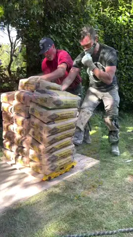 How Much Concrete Can I Move?! #moving #movingday #concrete #rhinocart #sponsored @Rhino Cart 