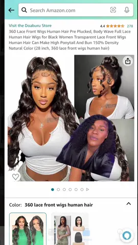 Try this 28inch 360!! BodyWave Wig with me from Duaburu on AMAZON!!! Link in bio, Go to part 2!! #amazonfinds #frontalinstall #amazonwigs #360wig #360wigs #360wiginstall #amazonwigreview #amazonwigreviews #bodywave 