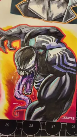 We are Venom 🖤 Thanks to @Lethal for the pose!  #venom #spiderman2 #acrossthespiderverse #spiderman #marvel__ink #milesmorales 
