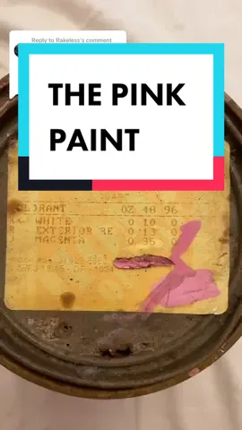 Replying to @Rakeless my dad found the old pink paint!!! You were right Rakeless thank you buddy 🎨 #paint #pink #funny #comedy #walls 
