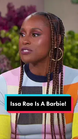 Issa Rae went from playing with Barbies, to becoming one! 🥹 #thejenniferhudsonshow #jenniferhudson #issarae #barbie #jhud 