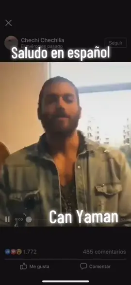 Can Yaman saluda en Español #canyamantour #canyaman_tiktok #erkencikus #turkishseries #canyaman #parati 