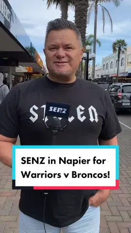 Napier is pumping and ready for the Warriors! Catch our live call at McLean Park from 6pm on the SENZ app or your local frequency. #nrl #rugbyleague #nzwarriors #upthewahs #napier #hawkesbay #fyp 