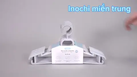 Móc 180 siêu hot 💓 ✔️ Bền bỉ, dùng lâu dài, treo quần áo nhanh gọn, tiện lợi. ✔️ Nhựa nguyên sinh kháng khuẩn ✔️ Màu nhẹ nhàng: xanh bạc hà, trắng ngọc và hồng nhạt #inochimientrung #inochi #moc #moc180 #mocinochi