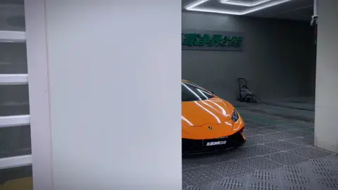 Lamb came into  my garage😁#dreamcar #lamborghini #lamborghiniperformante  #cargarage #hypecar #sportscar 