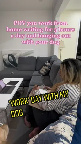 Leaving my dog and heading off to my 9-5 was tough. Now I get to hang out with my dog and make money✨ Drop a comment if you want to learn how you can earn simply by writing 🤫 #workfromhome #sahm 