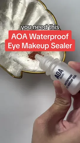 Convert any makeup into smudge proof, all day lasting makeup with the AOA Waterproof Eye Makeup Sealer! Can be used with eyeshadows, glitters, pencil liners and more 😍 #beautyph #makeupfinds #authenticmakeup 