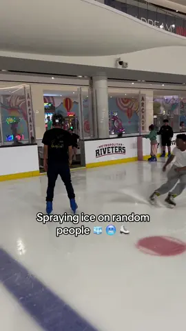 Who yall want us to spray next? #niklaus_prosper #iceskatingtiktok #figureskating #freestyleiceskating #fypシ 