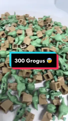 Ever wondered what 300 LEGO Grogu look like? These are for sale on my website! #lego #legostarwars #legomandalorian #babyyoda #grogu #themandalorian #legos #legobabyyoda #legotiktok #starwars #starwarstiktok 