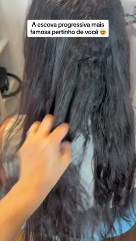 A progressiva que mais gidrata e da brilho #fyp #fy #viral #london #hairstyle #hair #progressiva 