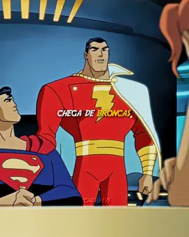 A liga decepcionou o Capitão Marvel. . . #ligadajustiça #ligadajustiçasemlimites #trechos #animação #shazam #superman #batman 