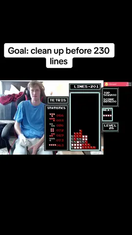 That was a close one! #ctwc #nes #tetris #goatythroaty #satisfying #rolling #asmr #nestetris #viral #retro #gaming