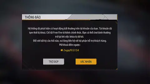 lại bị khóa ACC 3 ngày #garenafreefirevn @bacgau 
