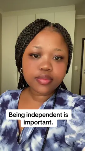 Being independent is important. #keatalker #tiktok #motivationalvideo #fypシ #trendingvideo #capetowntiktok #southafricatiktok #independentwomen 