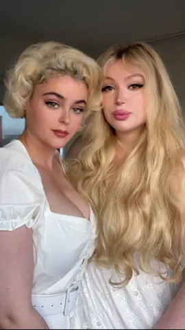 It was our destiny to be sisters🤍 @Stefania Ferrario #fyp #trans #tgirl #sisters 