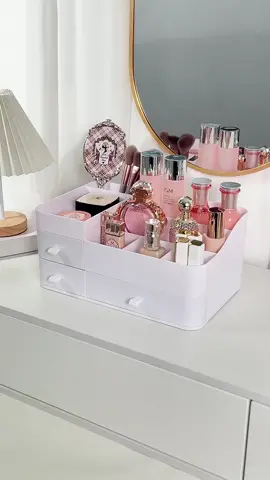 Kệ đựng mĩ phẩm đồ trang điểm để bàn kích thước lớn , khay để mỹ phẩm có hộp #kedungmypham #kemypham #khaydemypham 