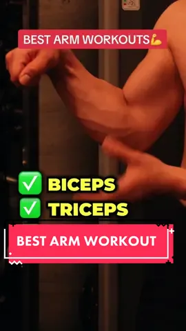 Add these exercises in your workouts to see better results✅ In order to grow bigger arms, you have to also have a good diet plan for your goal👀 #arm #bigarms #workout #training #GymTok #gymtok #musclebuilding #fitnesstips #bestworkout #bestarmworkout #biceps #triceps #forearms #rizz #bigbiceps #personaltrainer #entrepreneur #menover30 