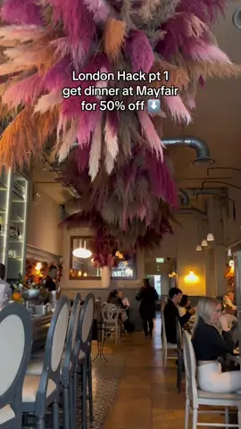 aubaine 📍 for 50% off! we got 50% off all the food in this restaurant by booking through The Fork, where you can find restaurants that are doing discounts throughout the year! #LondonPlacesToEat 