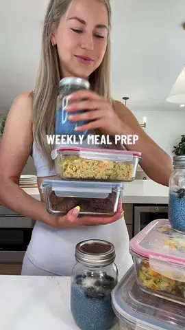 WEEKLY MEAL PREP!  #healthyrecipes #EasyRecipe #quickrecipes #balanedeating #healthymealideas #healthydinnerideas #healthymealprep #easymealprep #weeklymealprep #sundaymealprep #mealprepideas #intuitiveeating #dairyfree 
