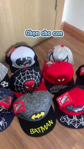 Bộ sưu tập mũ siêu nhân cho bé 3-8 tuổi #trendtiktok #kidsclothing #tiktokshop #musieunhan #mubetrai #fyp #muchobe 