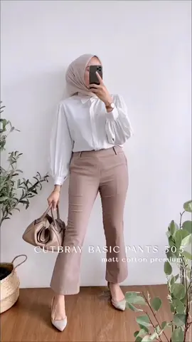 CUTBRAY BASIC PANTS PREMIUM KATUN TWILL COMBED #celana #celanawanitaterbaru #cutbray #cutbraybasic #pants #celanakerja #celanakuliah  #taksegampangitu #fypシ #fyp #bismillahfyp #TikTokPromote #TikTokPromote #AQUAUVAirPower #metoosmile #viral 