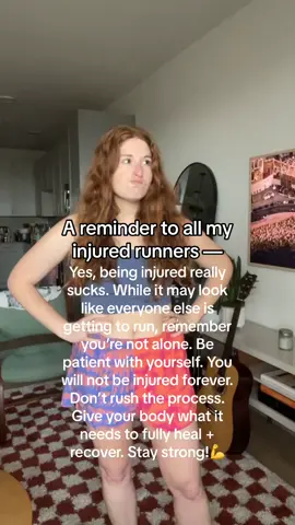 3 weeks post-injury & still no running for me 🥲 was bummed this morning it’s been this long, but I know taking my injury seriously + giving it the time it needs to fully heal will be 100% worth it! #runtok #runninginjury 