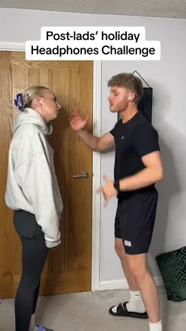 Replying to @TheGirlOfTheFam💙 we’re back!!!! #headphoneschallenge #couple #couplecomedy #fyp #coupleschallenge #challenge #funnycouple #Relationship #relationshipgoals #entertainment #couplestiktok 