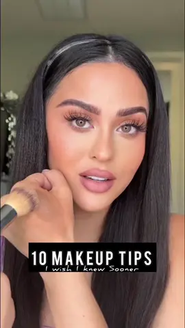 Save this so @Christen Dominique can teach you 10 Makeup tips you need to know for a flawless airbushed makeup look! #makeuptips101  #makeuphackstested  #makeuptutorialsimple🤍  #makeuptips  #flawlessfinishfoundation #airbrushedlook 