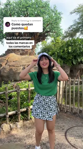 Replying to @Ganzo🦢 hoy tocó animal kingdom y vine de verde para combinar 💚 #animalkingdom #animalkingdomoutfit #akootd #disneyoutfits #grwm #outfitideas #greenoutfit #outfitsdisney 