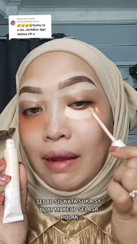 Membalas kepada @rizawatiabdulrahman harap sis suka ♥️♥️♥️#makeupsimple #videomakeupmua #fieyahmakeover #makeupmurahcheck #fypsampaimanavideoku #kontenmakeup #tutorialmakeup #transformasimakeup 