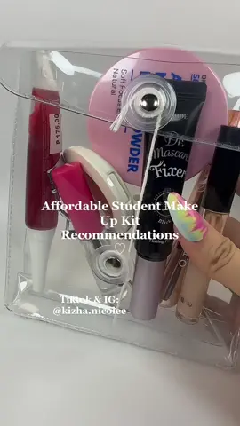 Affordable Student Make Up Kit Recommendations 🫶🏻🍓❤️✨ #everbilena #everbilenacosmetics #lipandcheektint #studentmakeup #affordablemakeup #prettysecretph #etude #etudemascarafixer #zeesea #zeeseaconcealer #careline #carelineph #drsensitiveblurpowder 