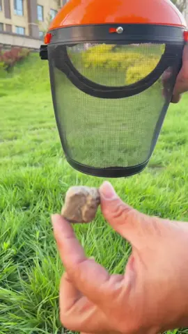 Lawn mower helmet#tools #fypシ #lawnmower #helmen #safetyhat #farm #courtyards #yard 