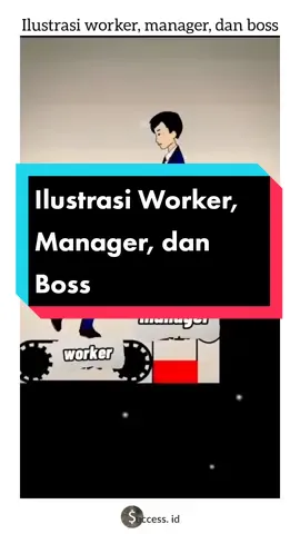 Ilustrasi Worker, Manager, dan Boss. Apapun jobdesknya yang penting halal. Follow for more content motivation, tips, etc #motivasikehidupan #bahagiaitusederhana #motivasidiri #lifequotes #positivevibes #mindset #worker #manager #boss #fyp #follow #likes #ilustracion 