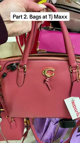 Part 2. @T.J.Maxx bags! So many cute ones! Did you see any you like? Follow 4 more Tj Maxx finds.                                 #tjmaxx #tjmaxxfinds #purses #pursetok 