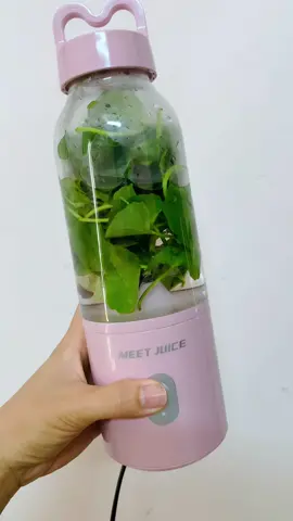 Máy xay cầm tay xay đc cả rau má nè! #meetjuice #máyxaysinhtố